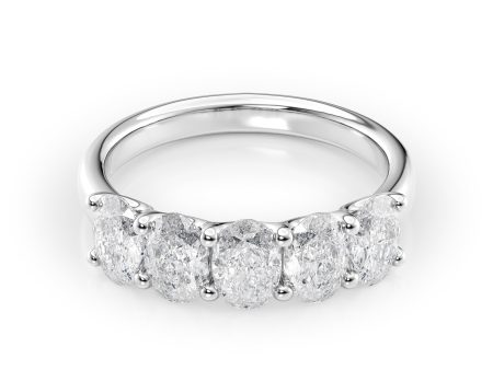 2ct Oval U Prong Anniversary Online Sale