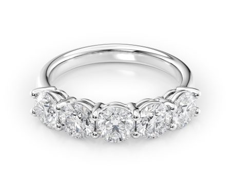 2ct Round Anniversary Hot on Sale