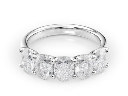 2.5ct Oval U Prong Anniversary Online now