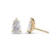 1 CTW Stud Earrings Set With Pear Lab Diamonds Cheap