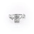 The Pave Twig Set With A 3 Carat Radiant Lab Diamond Hot on Sale