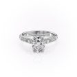 The Claudia Set With A 1.5 Carat Elongated Cushion Lab Diamond Hot on Sale