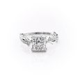 The Pave Twig Set With A 1.5 Carat Princess Lab Diamond Cheap