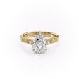 The Claudia Set With A 1 Carat Pear Lab Diamond For Discount