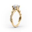 The Pave Twig Set With A 1.5 Carat Pear Lab Diamond Cheap