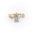 The Pave Twig Set With A 1.5 Carat Pear Lab Diamond Cheap