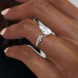 The Pave Twig Set With A 1.5 Carat Pear Lab Diamond Hot on Sale