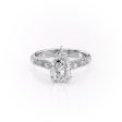 The Claudia Set With A 1.5 Carat Pear Lab Diamond Online