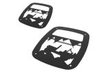 Kentrol Tail Light Guards Jeep Rubicon   Unlimited   Wrangler JK CJ YJ (1976-2006) Heritage Style Sale