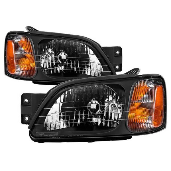 Xtune Headlights Subaru Legacy GT (00-04) [OEM Style] Black w  Amber Turn Signal Lights on Sale