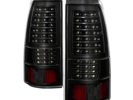 Xtune LED Tail Lights Chevy Silverado (2003-2006) Black Smoked or Black Discount