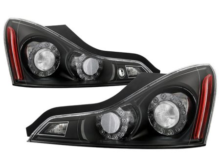 Xtune LED Tail Lights Infiniti Q60 (2014-2015) [OE Style] Chrome or Black Housing Discount