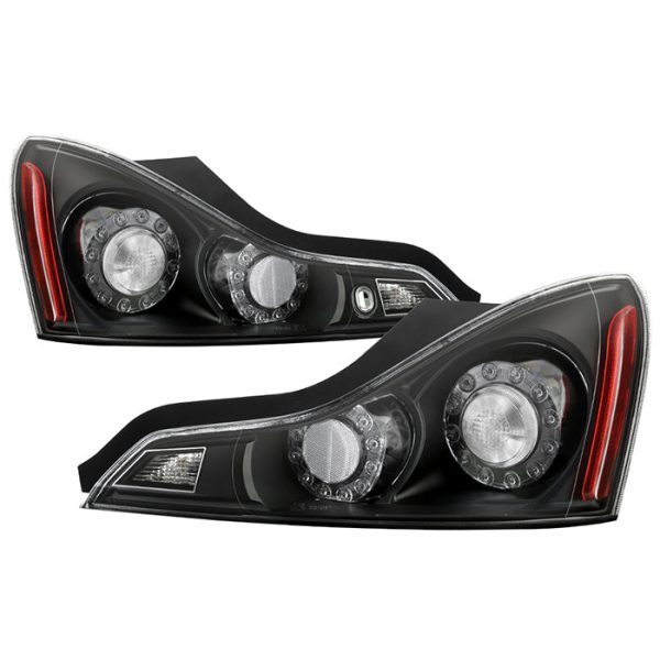 Xtune LED Tail Lights Infiniti Q60 (2014-2015) [OE Style] Chrome or Black Housing Discount