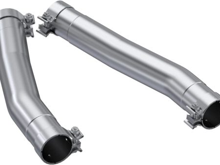 MBRP Dual Muffler Delete Dodge Challenger   Charger 6.4L (15-23) 5.7L (17-23) 3  T409 Stainless Steel For Cheap