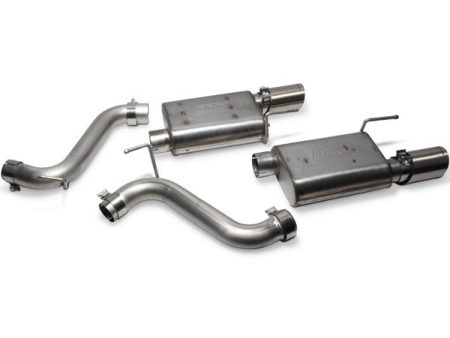 BBK Axleback Exhaust Ford Mustang GT Coupe (15-17) [Varitune] Dual Rear Exit w  Brushed Stainless Steel Tips Cheap