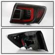 Xtune Tail Lights Subaru WRX (08-14) [w  Light Bar LED] Black or Red Clear Online