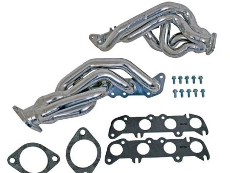 BBK 1-3 4  Shorty Headers Ford Mustang GT   Boss 302 (11-14) [1-3 4   CARB SMOG Legal] Titanium or Polished Silver Ceramic Online Hot Sale