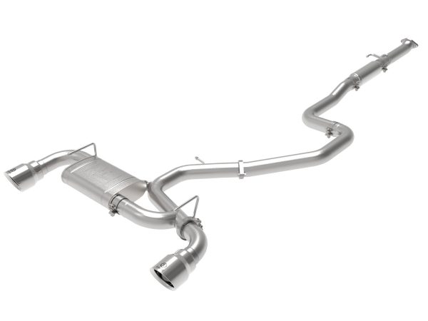 aFe Exhaust Hyundai Veloster N (2019-2020) 3  Takeda Series in 304 Stainless Steel for Non-Performance Package Online Sale