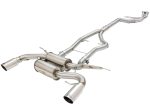 aFe Exhaust BMW 335i (2011-2013) 3  to 2.5  Mach Force-XP Series in 304 Stainless Steel w  Dual Tips For Discount