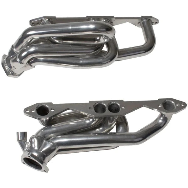 BBK Shorty Headers Chevy GMC Truck SUV 5.0L   5.7L V8 (96-99) [1-5 8   CARB SMOG Legal] Titanium or Polished Silver Ceramic Online now