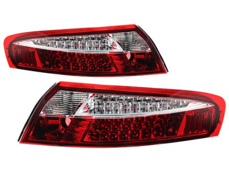 Xtune LED Tail Lights Porsche 911 996 (1999-2004) Red Clear Lens Online