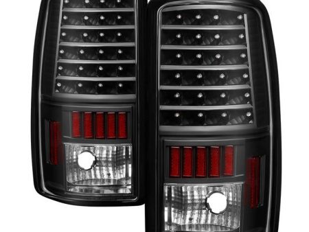 Xtune LED Tail Lights Chevy Suburban (00-06) [w  Light Bar LED] Chrome or Black Housing Discount