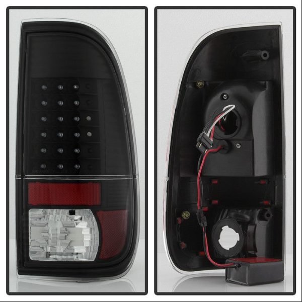 Xtune LED Tail Lights Ford F250 F350 F450 F550 Super Duty (99-07) Black or Chrome For Sale