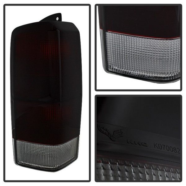 Xtune Tail Lights Jeep Cherokee (1997-2001) [OEM Style] Red Smoked Sale