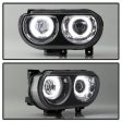 Xtune Projector Headlights Dodge Challenger (2008-2014) CCFL Halo - Black Online Sale