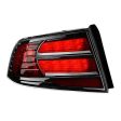 Xtune Tail Lights Acura TL Type S (2007-2008) [OEM Style]  Red Smoke Hot on Sale