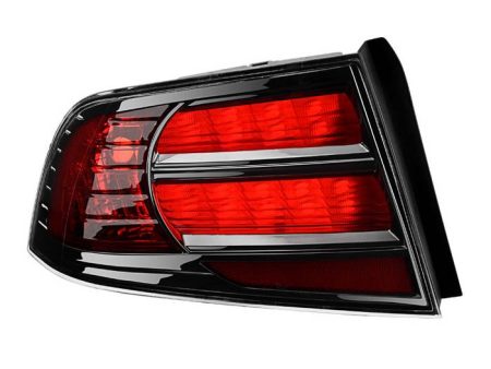 Xtune Tail Lights Acura TL Type S (2007-2008) [OEM Style]  Red Smoke Hot on Sale