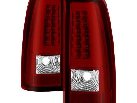 Xtune LED Tail Lights GMC Sierra 1500 2500 3500 (99-06) Classic (2007) [w  LED Light Bar] Black or Chrome Housing Online Hot Sale