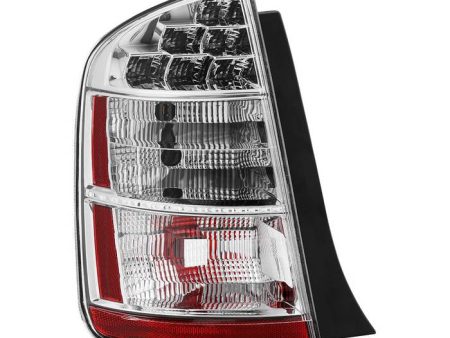 Xtune Tail Lights Toyota Prius (2006-2009) [OEM Style] Chrome Housing w  Clear Lens Online Sale