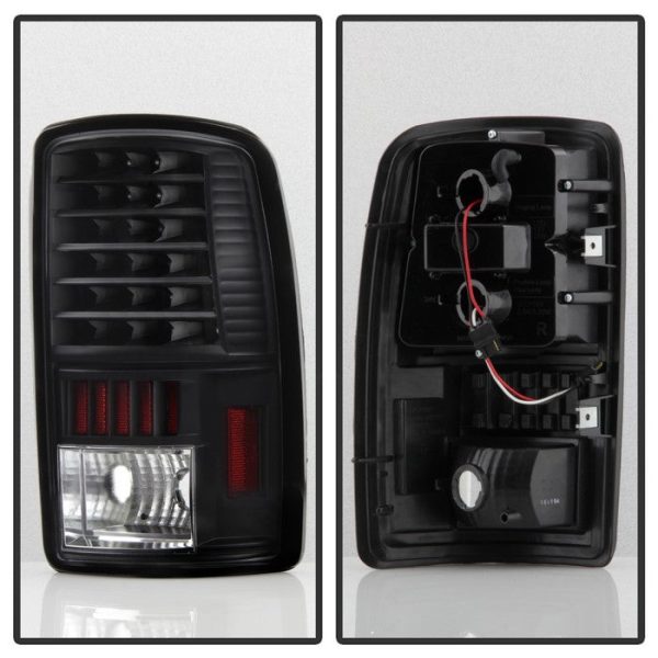 Xtune LED Tail Lights GMC Yukon (00-06) [w  Light Bar LED] Chrome or Black Housing Hot on Sale