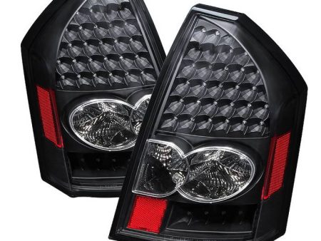 Xtune LED Tail Lights Chrysler 300 (2005-2007) Black Housing   Clear Lens Fashion