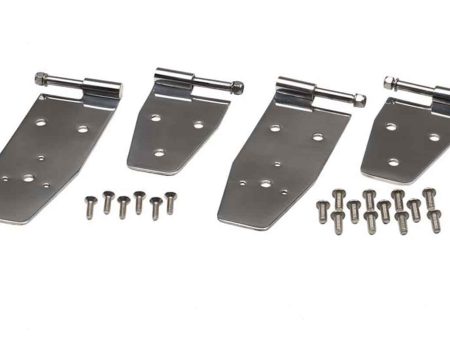 Kentrol Hardtop Door Hinge Jeep Wrangler YJ (1994-1995) Polished Fashion