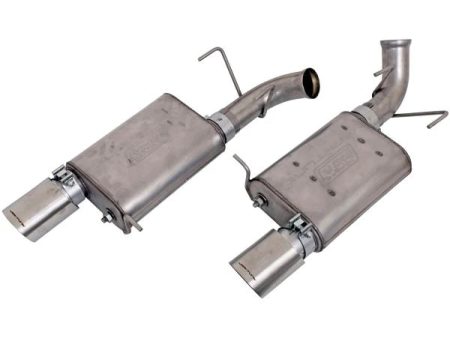 BBK Axleback Exhaust Ford Mustang 5.0L GT   Boss 302 (11-14) [Varitune] Dual Rear Exit w  Brushed Stainless Steel Tips For Cheap