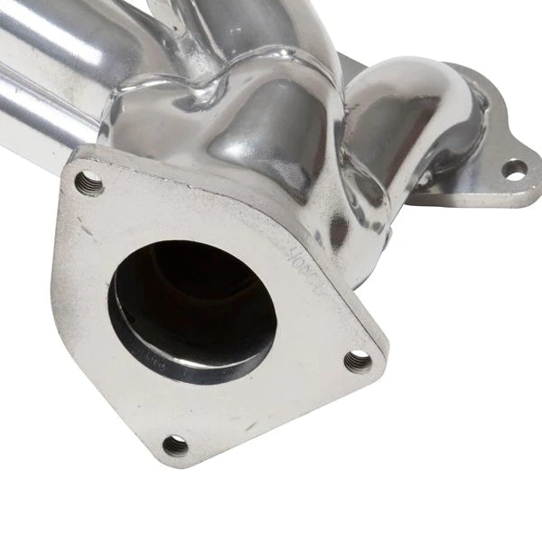 BBK Shorty Headers Chevy GMC Truck SUV 4.8L 5.3L V8 (99-13) [1-3 4   CARB SMOG Legal] Titanium or Polished Silver Ceramic Supply