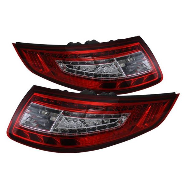 Xtune LED Tail Lights Porsche 911 997 (2005-2008) Red Clear Lens Cheap