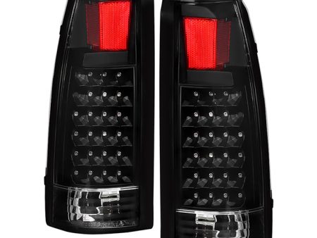 Xtune LED Tail Lights GMC Yukon Denali (1999-2000) Black or Chrome Housing For Discount