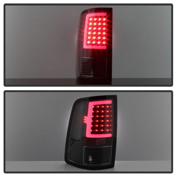 Xtune LED Tail Lights Ram 2500 3500 (10-19) [w  C Style LED Bar] Chrome or Black Housing For Sale