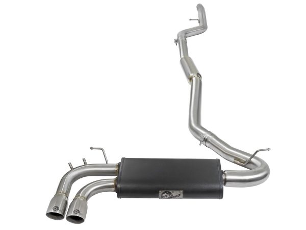 aFe Exhaust BMW 328i (2012-2016) 428i (2014-2016) 3  to 2.25  Mach Force-XP Series in 304 Stainless Steel w  Dual Tips Fashion