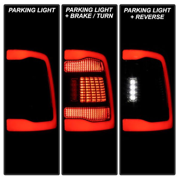 Xtune LED Tail Lights Ram 2500 3500 (10-19 ) Black Smoke or Red Clear Lens on Sale