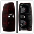 Xtune Tail Lights Chevy Avalanche (07-13) [OE Style] Chrome Housing   Red Smoke Lens For Discount