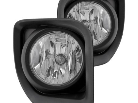 Winjet Fog Lights GMC Canyon (2015-2018) Clear w  Wiring Kit and Bezels For Sale