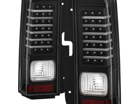 Xtune LED Tail Lights Hummer H3 (2006-2009 ) Black or Chrome Housing Discount