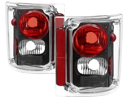 Xtune Tail Lights Chevy Blazer (73-91) [Euro Style] Black   Clear Lens or Chrome    Clear Lens Online Sale