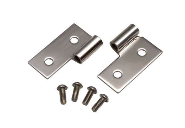 Kentrol Lower Door Hinge Jeep Wrangler CJ YJ TJ (1976-2006) Polished or Black Online now