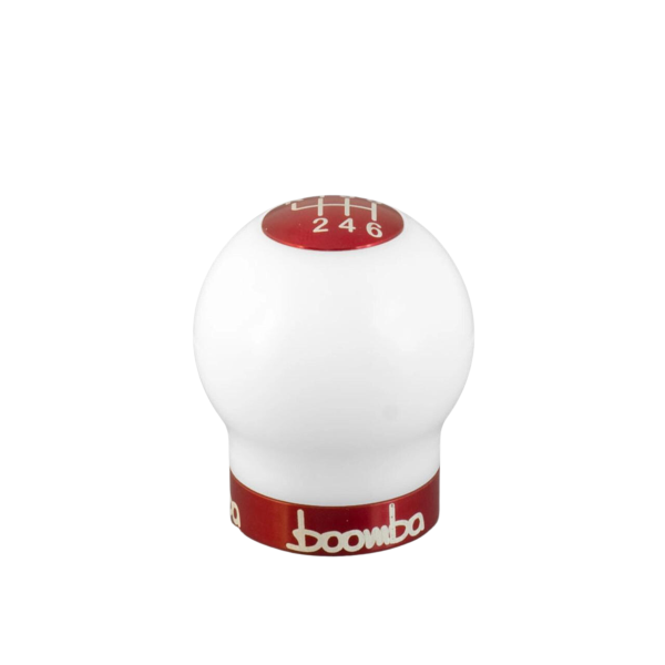 Boomba Racing Round Shift Knob Ford Focus RS (16-18) Focus ST (13-18) [270g V2] White Delrin Hot on Sale