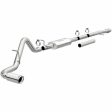 Magnaflow Catback Exhaust Chevy Silverado 1500 V6 4.3L V8 5.3L (19-23) [Street Series w  Polished Tips] Single Passenger Side Rear or Dual Split Rear Exit Supply